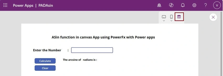 Power Apps Studio