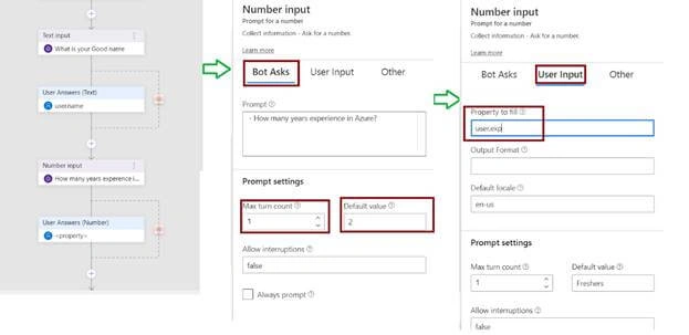 Ask Question To Users Using Bot Framework Composer