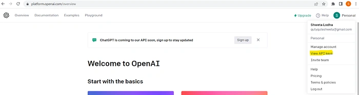 welcome to openai