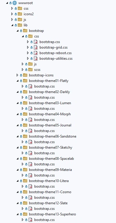Multiple themes