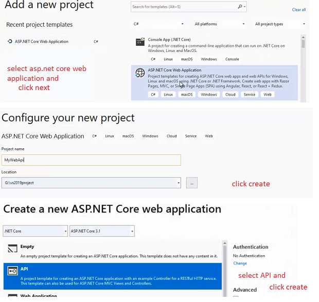 ASP.NET Core 3.1 Web API And Swagger