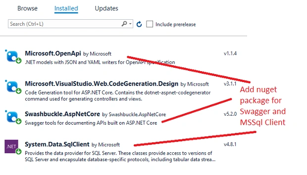 ASP.NET Core 3.1 Web API And Swagger