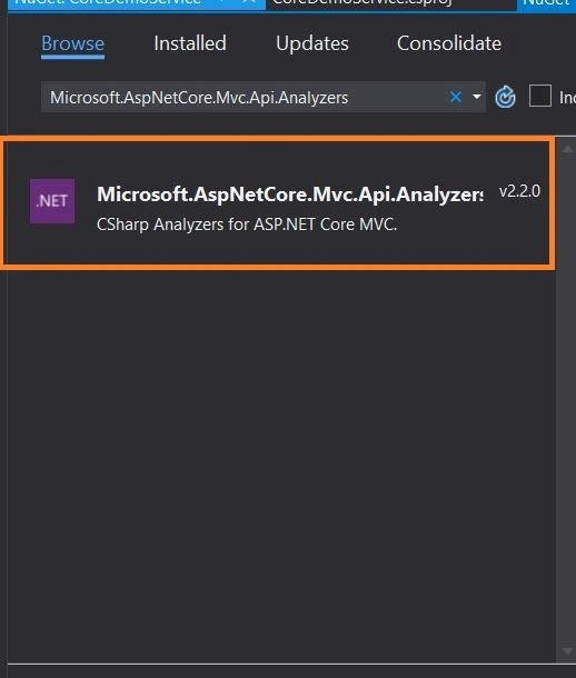 ASP.NET Core API Analyzer