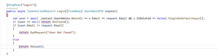 ASP.NET Core Api Clean Architecture With JWT authentication and Swagger