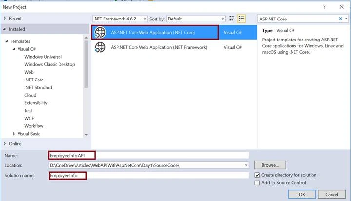ASP.Net Core 