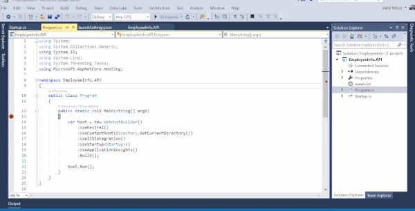 ASP.Net Core 