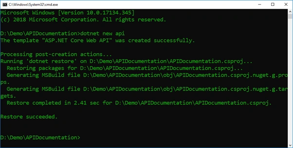 ASP.NET Core API Documentation Using Swashbuckle.AspNetCore And .NET CLI