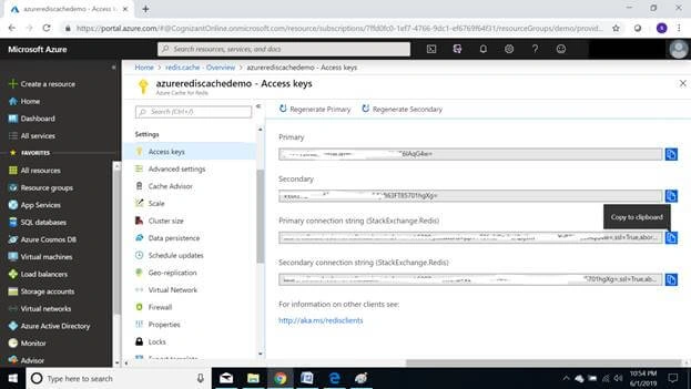 ASP.NET Core Application - Implementing Azure Redis Cache