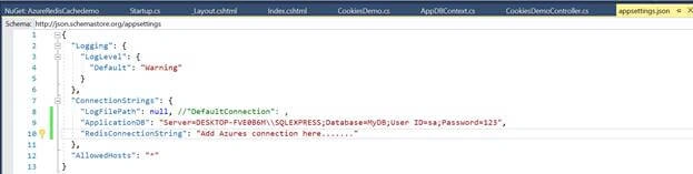 ASP.NET Core Application - Implementing Azure Redis Cache