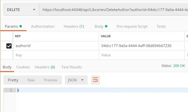 ASP.NET Core CRUD API's Using Entity Framework