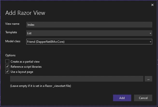 ADD button