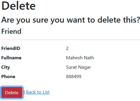 Delete