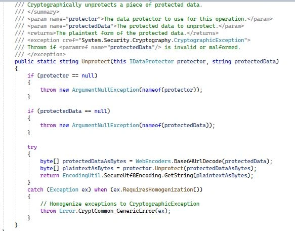 Encrypted data