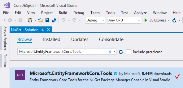 ASP.NET Core - Entity Framework Call Store Procedure