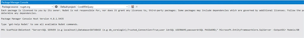 ASP.NET Core - Entity Framework Query Through Database
