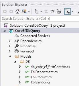 ASP.NET Core - Entity Framework Query Through Database