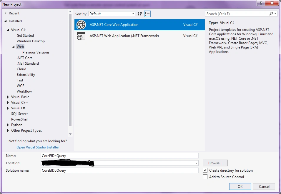 ASP.NET Core - Entity Framework Query Through Database