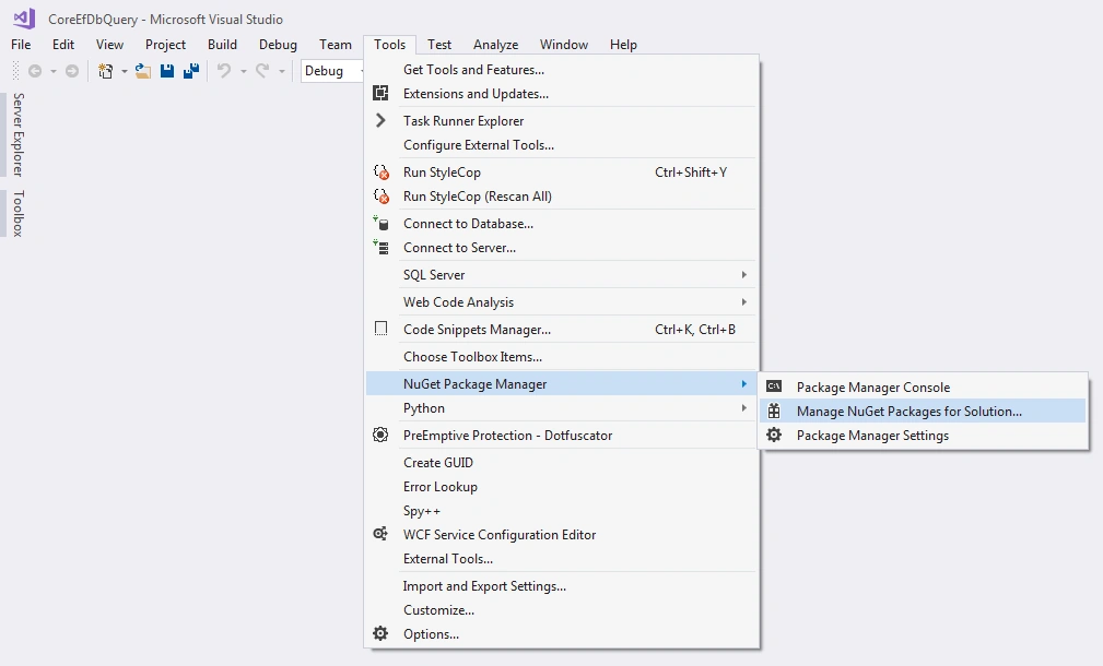 ASP.NET Core - Entity Framework Query Through Database