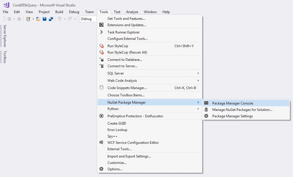 ASP.NET Core - Entity Framework Query Through Database