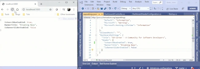 ASP.NET Core - Accessing Configurations Using Options Pattern