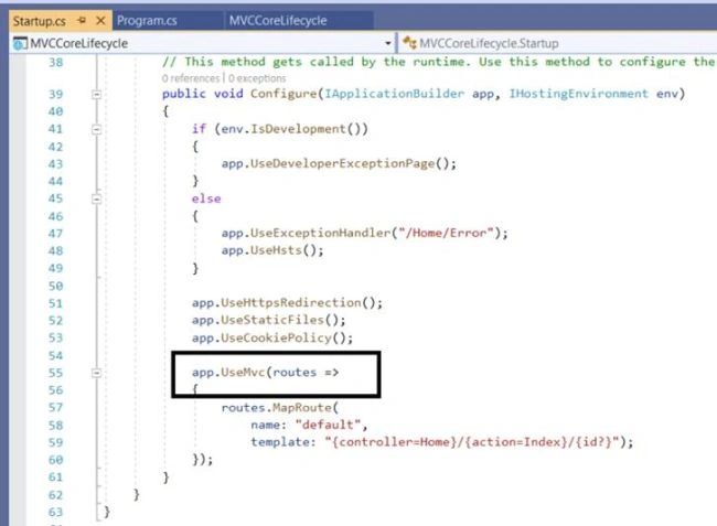 ASP.NET Core - The MVC Request Life Cycle