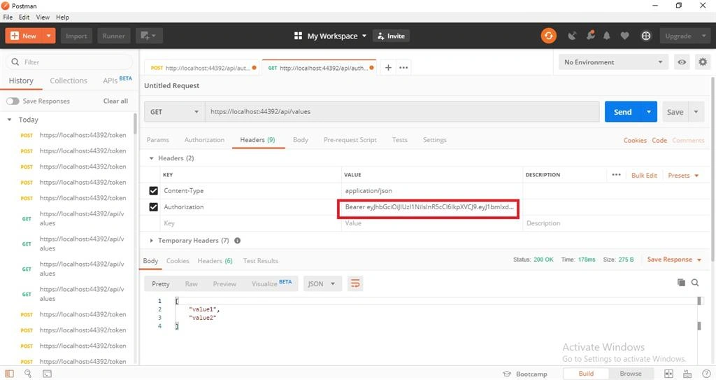 ASP.NET Core Token Authentication And Authorization Using JWT