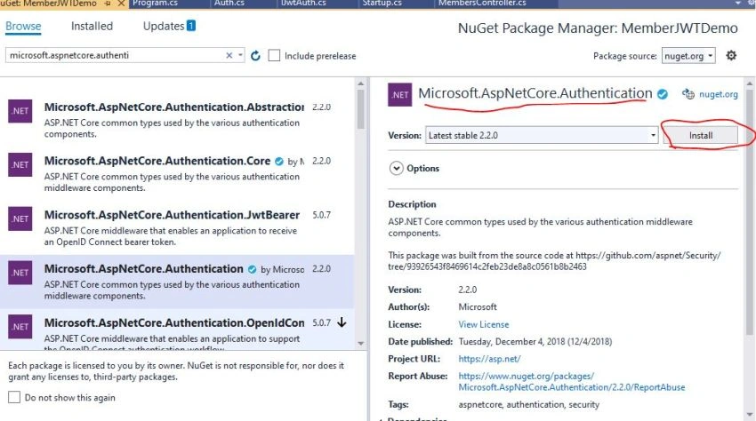 Asp.net Core Web API 5.0 Authentication using JWT(JSON BASE TOKEN)