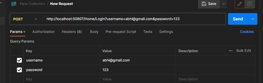 postmanTesting