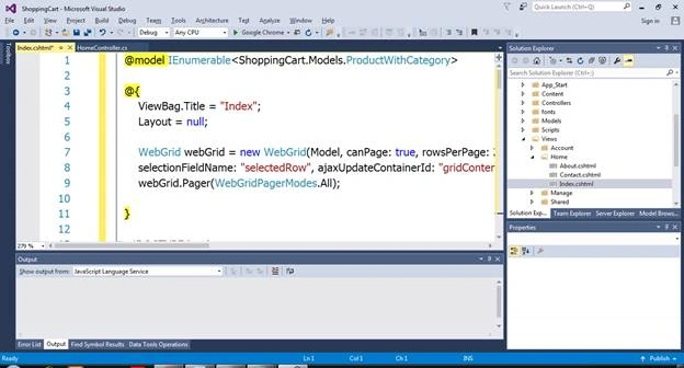 ASP.NET MVC 5 Webgrid Displaying Data From Two Tables (Models) With Pagination With Entity Framework Database First Method