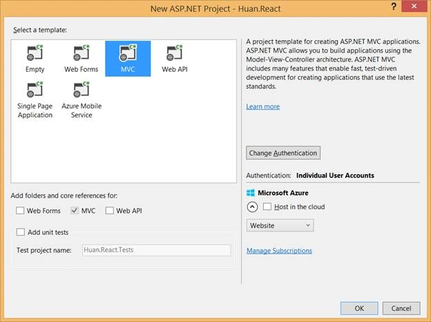 ASP.NET MVC 5 With React.NET And ClearScript V8 Engine