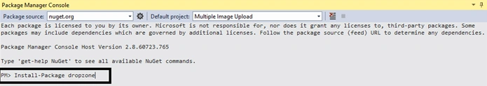 package manager Console