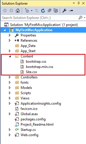 ASP.NET MVC Folder And File Structure