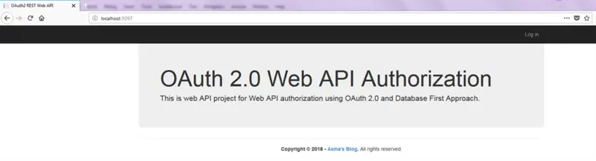 OAuth2.0 Interface