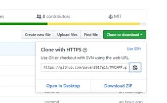 ASP.NET MVC Project Integration With Github