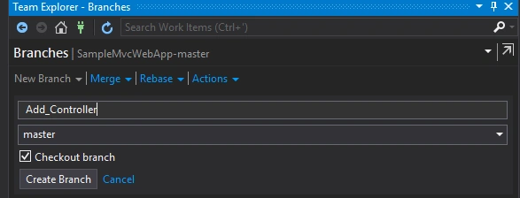 ASP.NET MVC Project Integration With Github