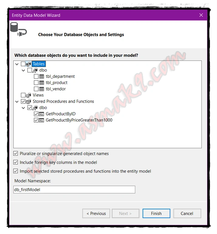 ASP.NET MVC - REST Web API SQL Server Connection Using Entity Framework Database First Approach