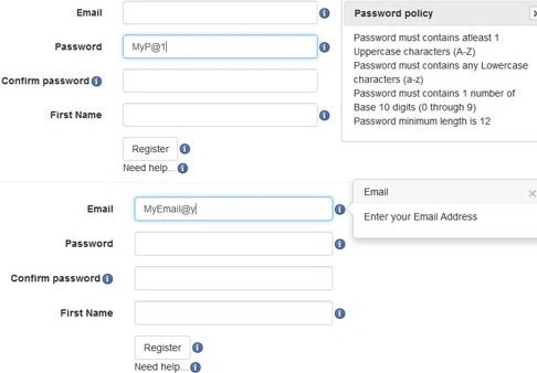 Password policy