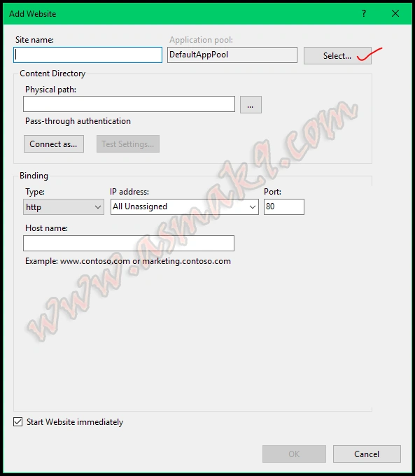 Add website