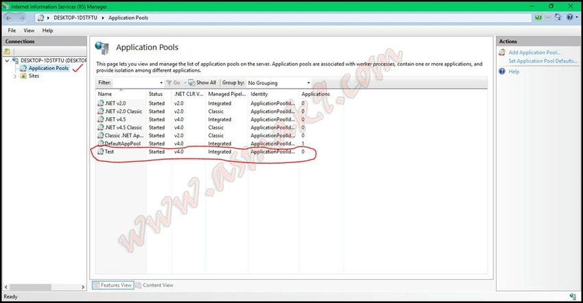 Application pool
