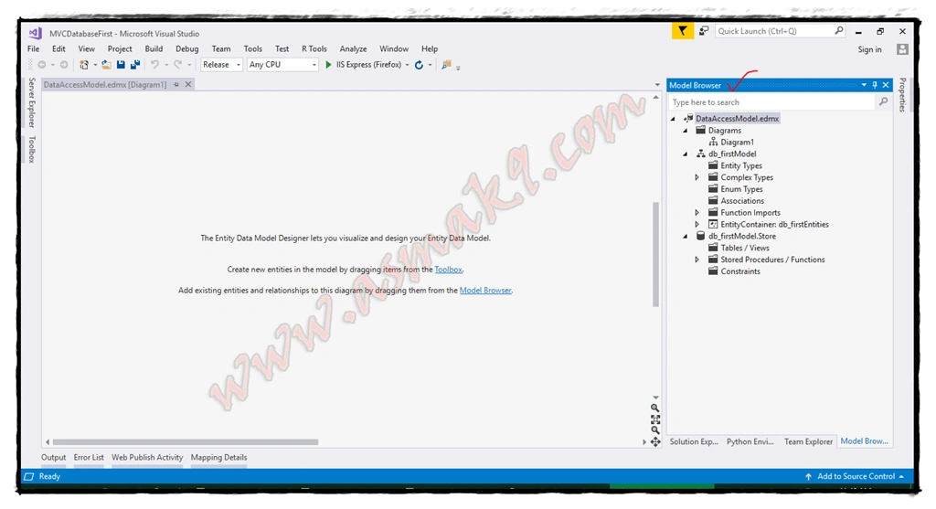 ASP.NET MVC 5 - Entity Framework Database First Approach