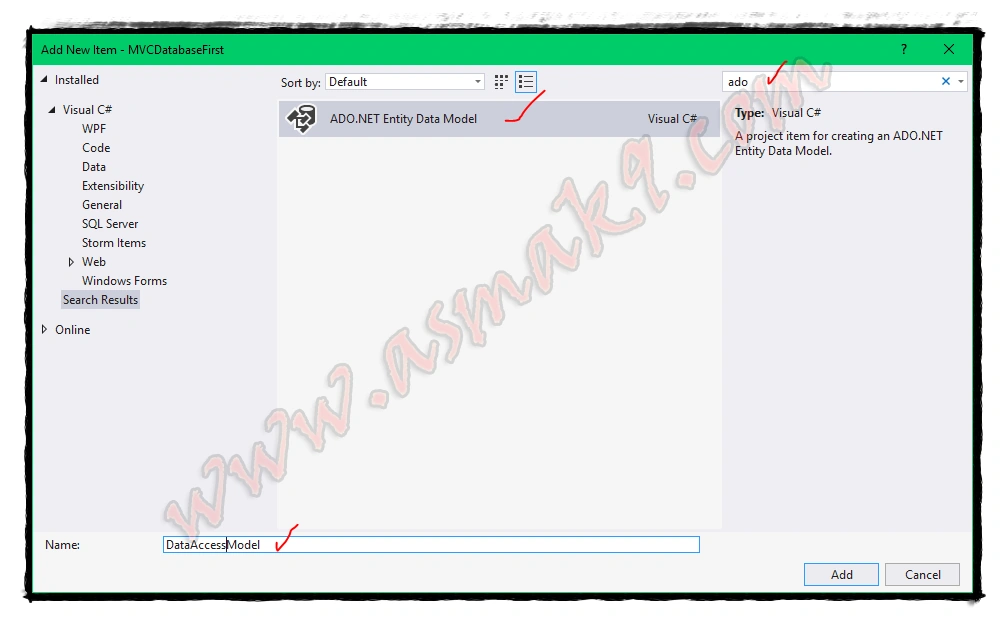 ASP.NET MVC 5 - Entity Framework Database First Approach
