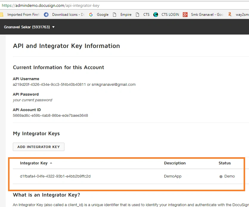 ASP.NET MVC 5 - Integrate And Validate DocuSign Connection With Web Application