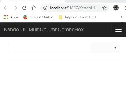 ASP.NET MVC 5 - Kendo UI - Working With MultiColumnComboBox Using EF
