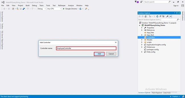 ASP.NET Web API Query String Parameter