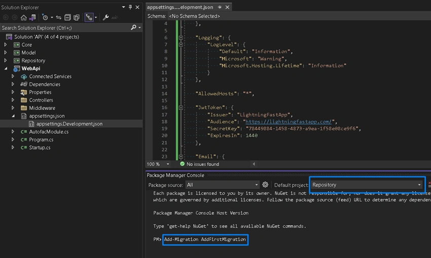Asp.Net Web Api with Angular Front End Code Generation