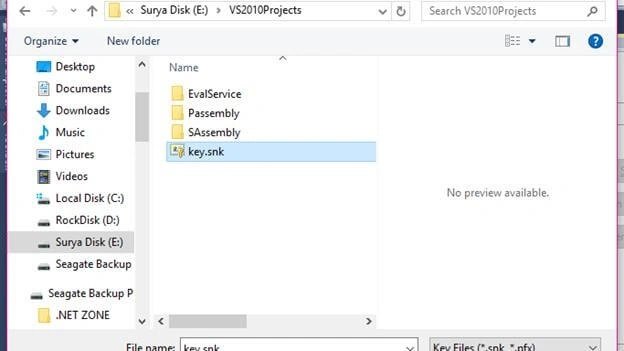 Folder and choose