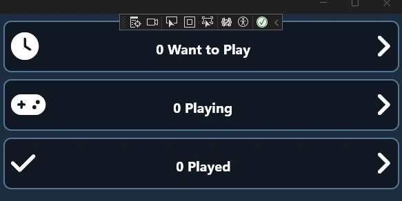 Game statuses