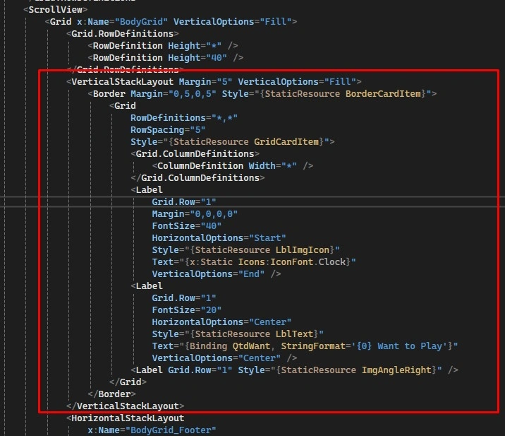 VerticalStackLayout