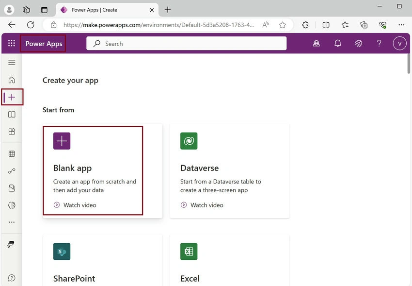 Canvas app