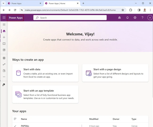  Power apps